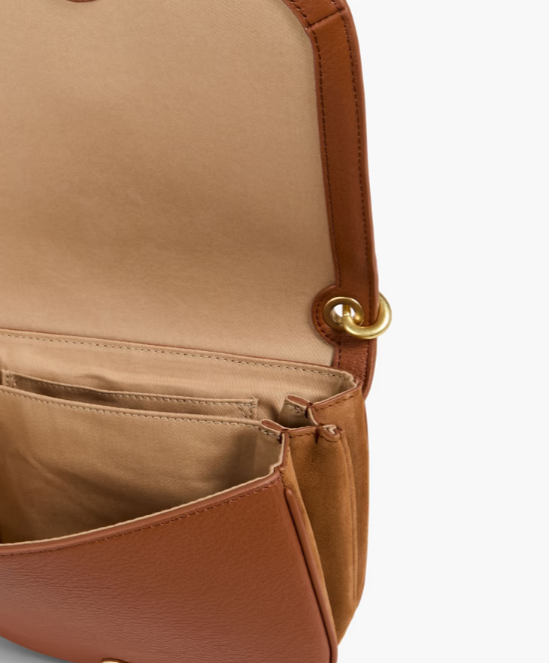 SEE BY CHLOÉ Hana suede and leather shoulder bag