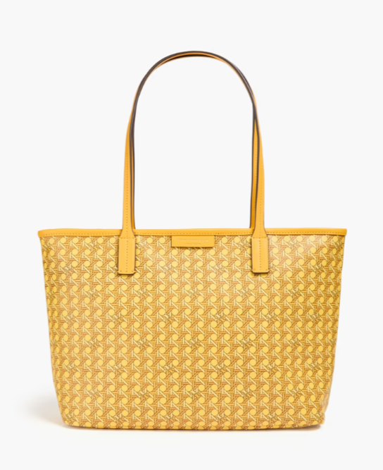 TORY BURCH Printed cotton-canvas tote