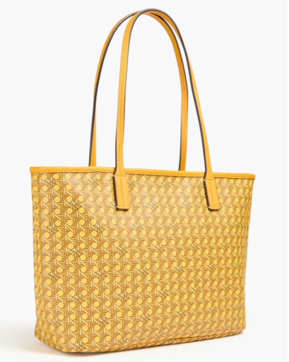 TORY BURCH Printed cotton-canvas tote