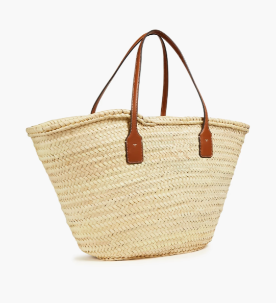 TORY BURCH Ella straw tote