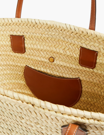 TORY BURCH Ella straw tote