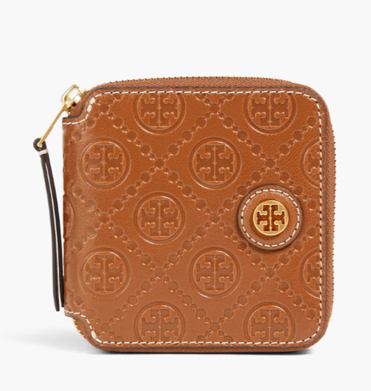 TORY BURCH Embossed leather wallet