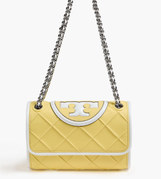 TORY BURCH Fleming quilted leather shoulder bag