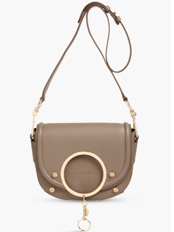 SEE BY CHLOÉ Mara pebbled-leather cross-body bag