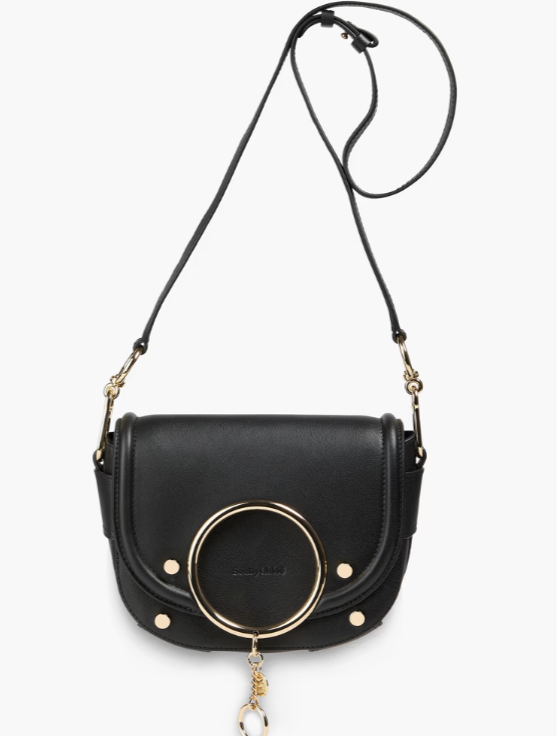 SEE BY CHLOÉ Mara pebbled-leather cross-body bag