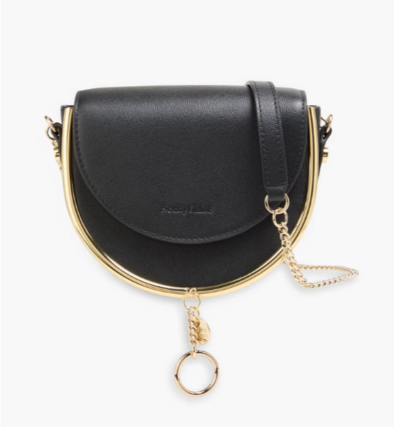 SEE BY CHLOÉ Mara textured-leather cross-body bag