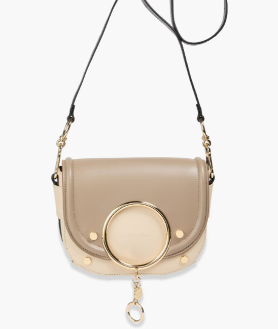 SEE BY CHLOÉ Mara color-block leather cross-body bag