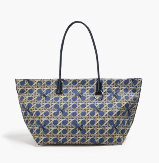 TORY BURCH Printed twill tote