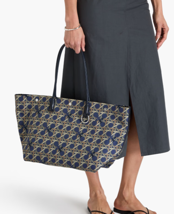 TORY BURCH Printed twill tote