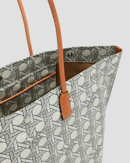 TORY BURCH Printed twill tote