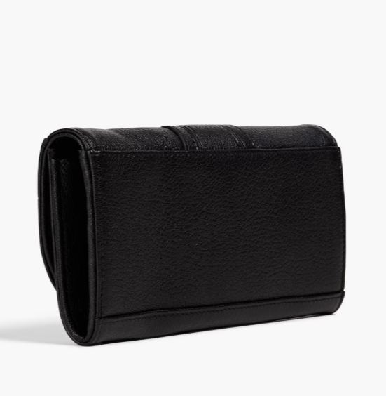 SEE BY CHLOÉ Hana embellished textured-leather wallet