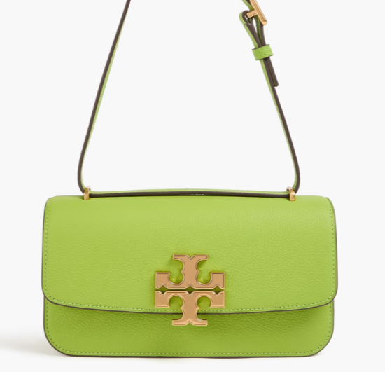 TORY BURCH Eleanor small pebbled-leather shoulder bag