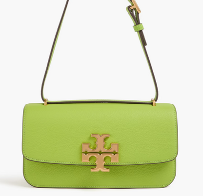 TORY BURCH Eleanor small pebbled-leather shoulder bag