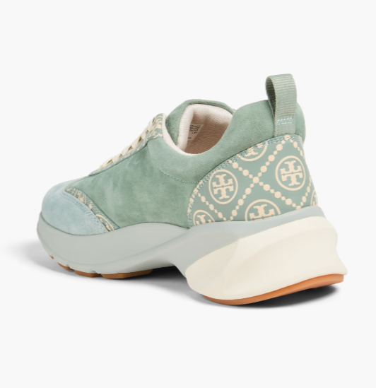 TORY BURCH Good Luck suede sneakers