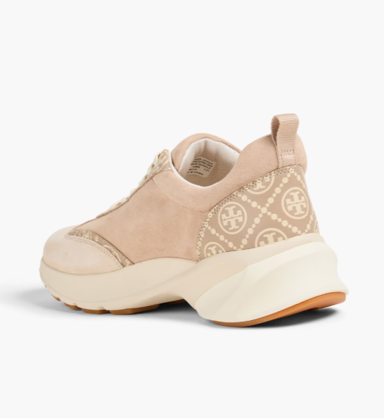 TORY BURCH Good Luck suede sneakers