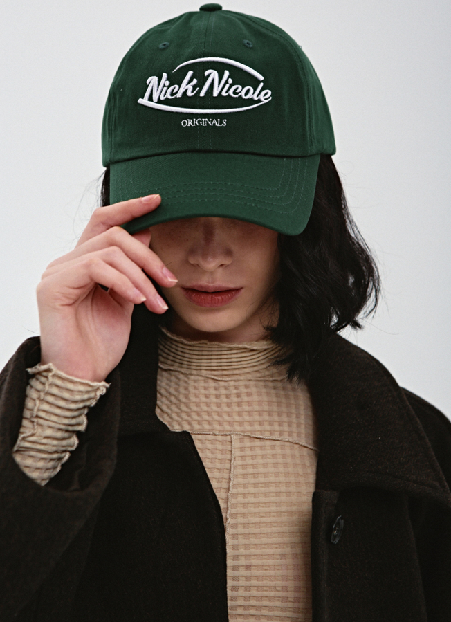 韓國 Nick Nicole ORIGINALS LOGO BALL CAP【NN002】