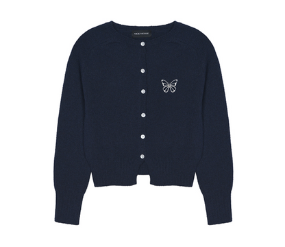 韓國 Nick Nicole BUTTERFLY KNIT CARDIGAN【NN102】