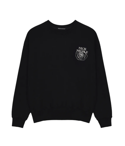 韓國 Nick Nicole MINI VOLUME NICOLE ROSE SWEATSHIRT【NN039】