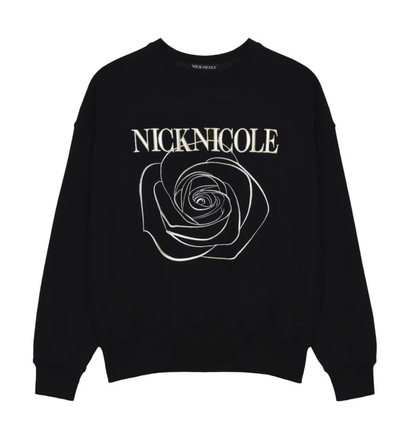 韓國 Nick Nicole VOLUME NICOLE ROSE SWEATSHIRT【NN040】