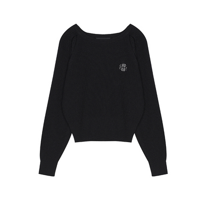 韓國 Nick Nicole RIBBED CUT OUT KNIT【NN044】