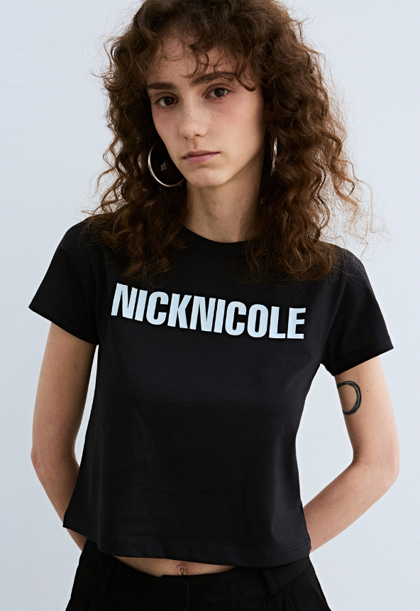 韓國 Nick Nicole CHUNKY CROP TOP【NN132】