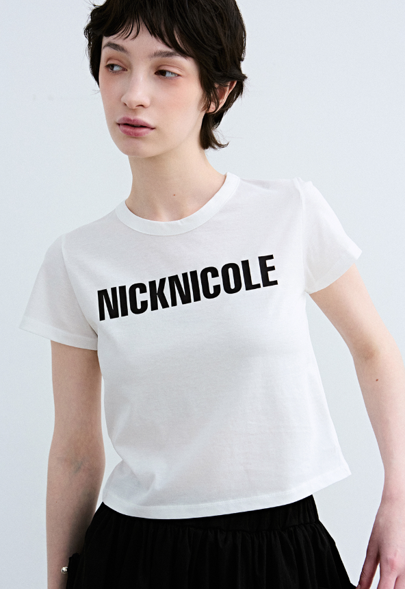 韓國 Nick Nicole CHUNKY CROP TOP【NN132】