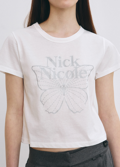 韓國 Nick Nicole BUTTERFLY SIGNATURE CROP TOP (短款)【NN134】