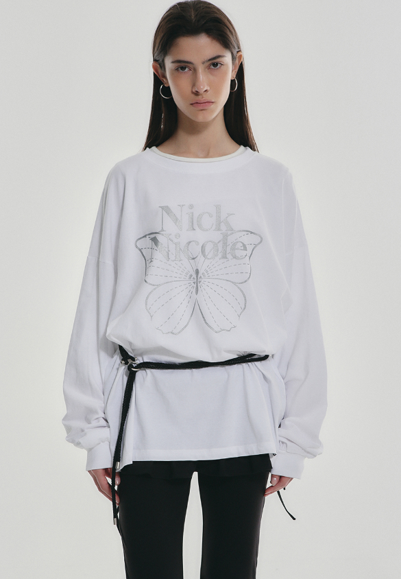 韓國 Nick Nicole BUTTERFLY SIGNATURE LS TOP【NN135】