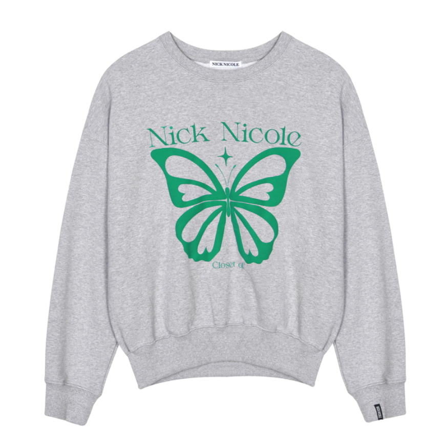 韓國 Nick Nicole BUTTERFLY TWINKLE SWEATSHIRT【NN137】