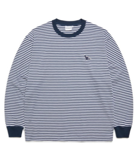 韓國 Mark Gonzales ANGEL WAPPEN STRIPE L/S T-SHIRT【MG122】