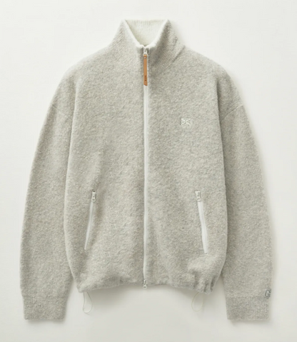 韓國 Satur Fluffy Wool Fleece Knit Zip-up【SA029】