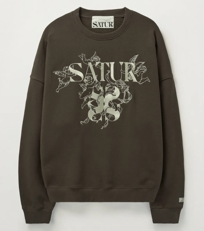 韓國 Satur Angel Graphic Sweatshirt【SA028】