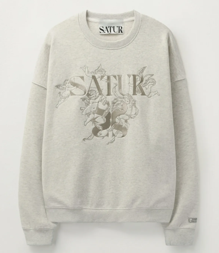 韓國 Satur Angel Graphic Sweatshirt【SA028】