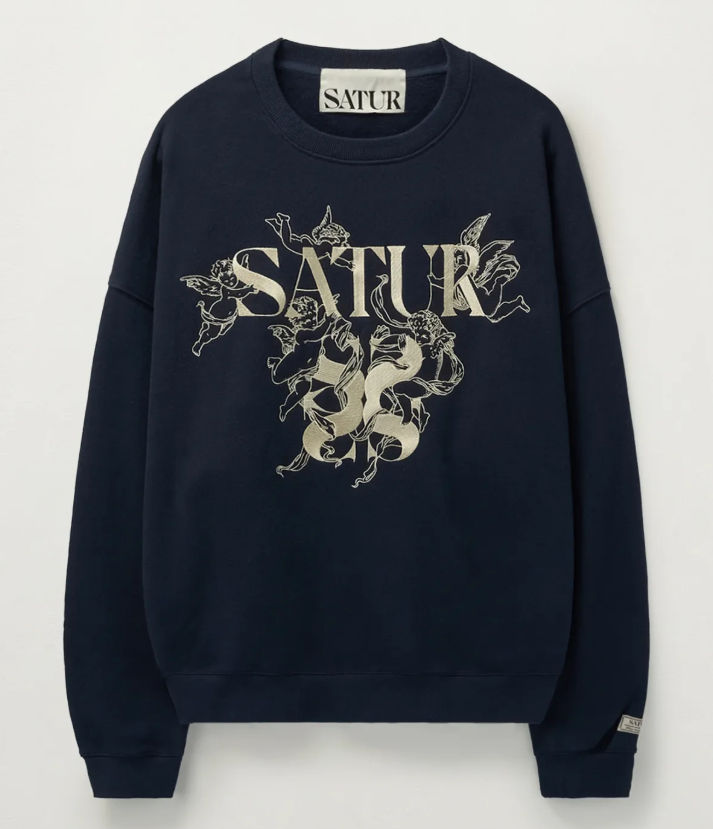 韓國 Satur Angel Graphic Sweatshirt【SA028】