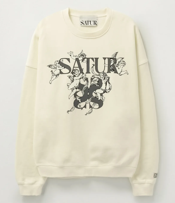 韓國 Satur Angel Graphic Sweatshirt【SA028】