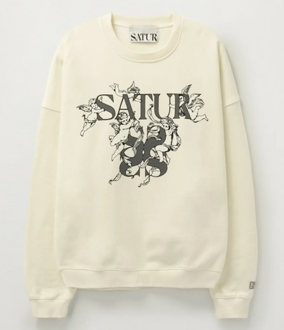 韓國 Satur Angel Graphic Sweatshirt【SR028】