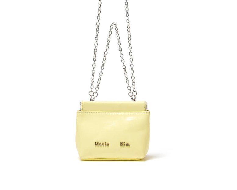 韓國 Matin Kim GLOSSY LEATHER MINI WALLET BAG【MK038】