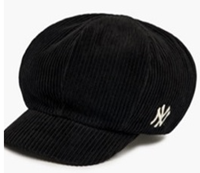 韓國 MLB Corduroy Newsboy Cap New York Yankees【MB211】