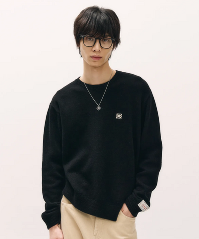 韓國 Satur Dublin Unbalanced Cashmere Blend Knit【SR031】