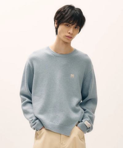 韓國 Satur Dublin Unbalanced Cashmere Blend Knit【SR031】