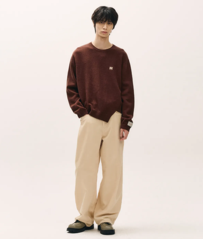 韓國 Satur Dublin Unbalanced Cashmere Blend Knit【SA031】