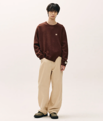 韓國 Satur Dublin Unbalanced Cashmere Blend Knit【SR031】