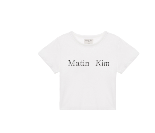 韓國 Matin Kim LOGO CROP TOP【MK067】