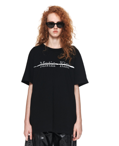 韓國 Matin Kim LOGO CUTTED LAYERED TOP【MK072】