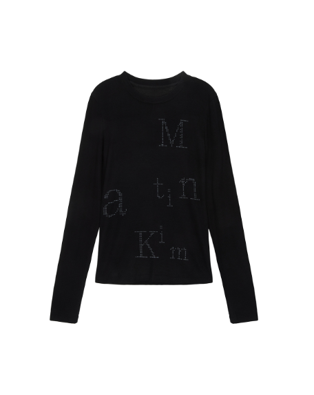 韓國 Matin Kim DOT GRAPHIC LOGO LETTERING TOP【MK089】