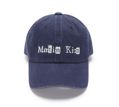 韓國 Matin Kim LOGO SCRAP BALL CAP【MK109】