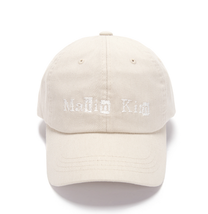 韓國 Matin Kim LOGO SCRAP BALL CAP【MK109】