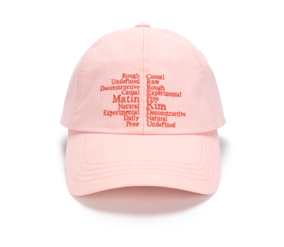 韓國 Matin Kim KEYWORD LETTERING BALL CAP【MK111】