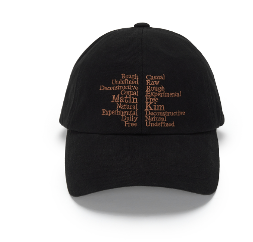 韓國 Matin Kim KEYWORD LETTERING BALL CAP【MK111】