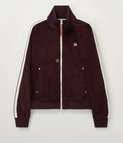 韓國 Satur (W) Lawton Velour Track Zip-up Jacket【SR025】